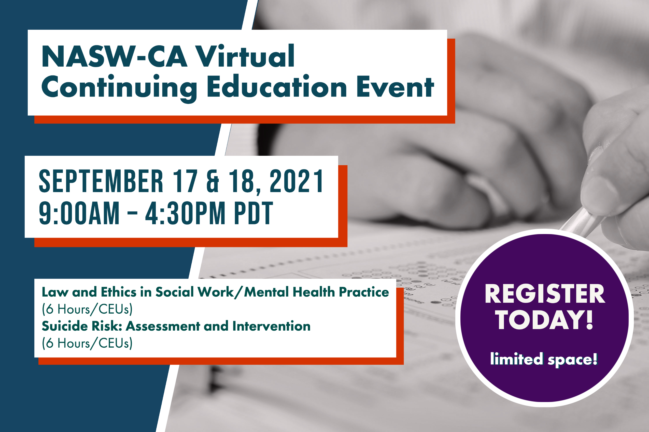 NASWCA Hosting Virtual Continuing Education Event On September 17 & 18