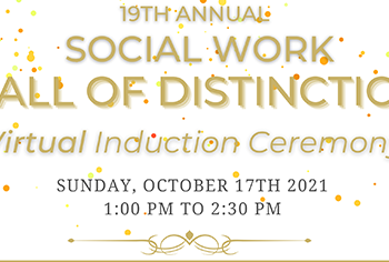 19th Annual Hall of Distinction. Sunday October 17, 2021 from 1-2:30pm.