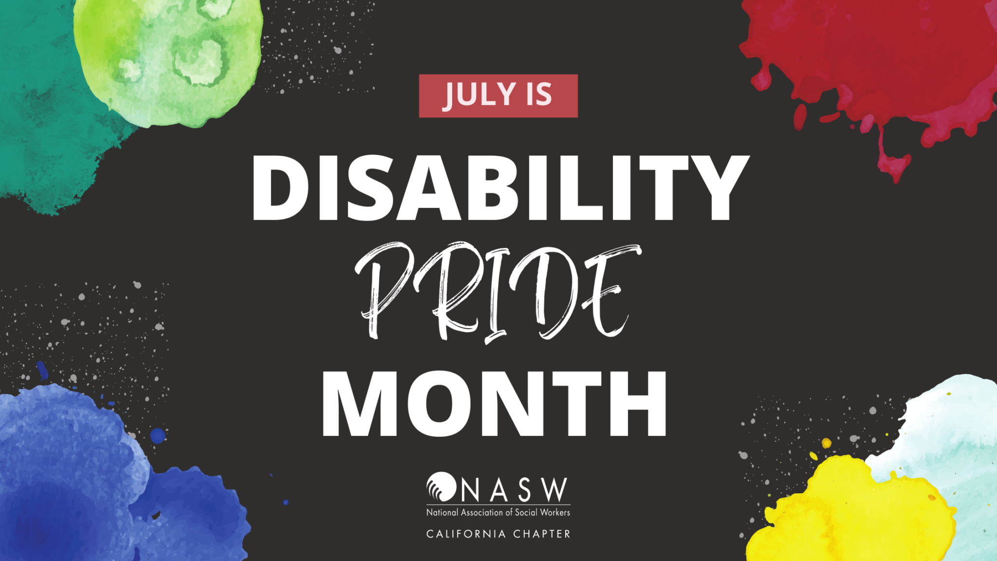 NASWCA Celebrates Disability Pride Month ·
