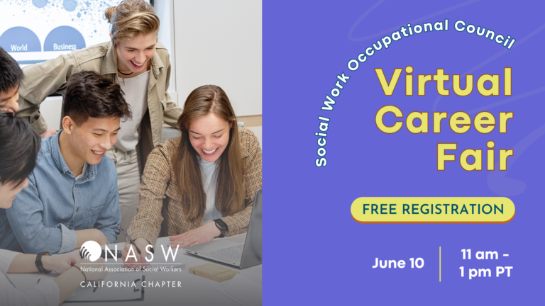 Social Work Occupational Council Virtual Career Fair On June 10 · Naswcanewsorg 0080