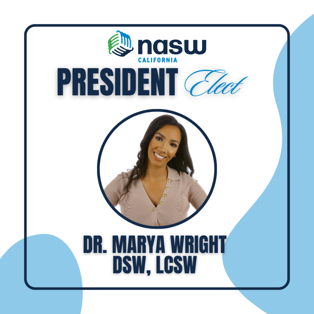 President Elect candidate Dr. Marya Wright, DSW, LCSW Photo